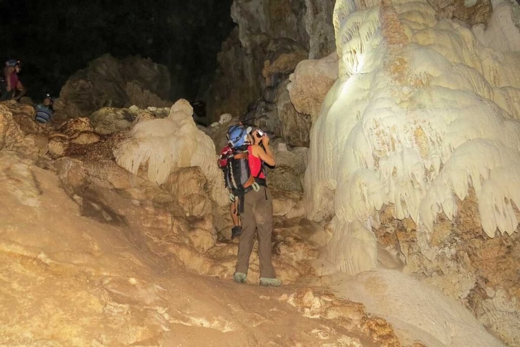 Entrance to the ATM Caves in Belize, often combined with visits to Maya sites on a Belize Tikal Archaeological Tour.
