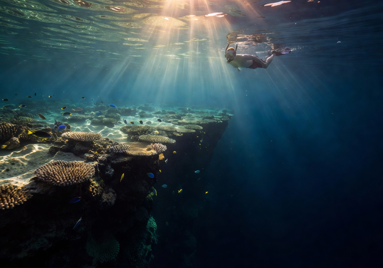 What will you actually see in the water?