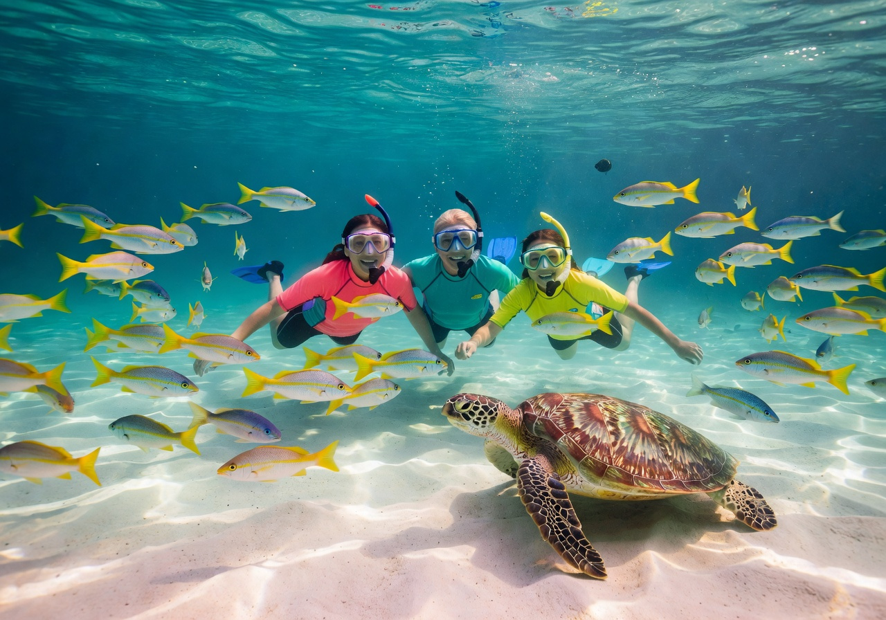 Compare it to closer reef snorkel sites