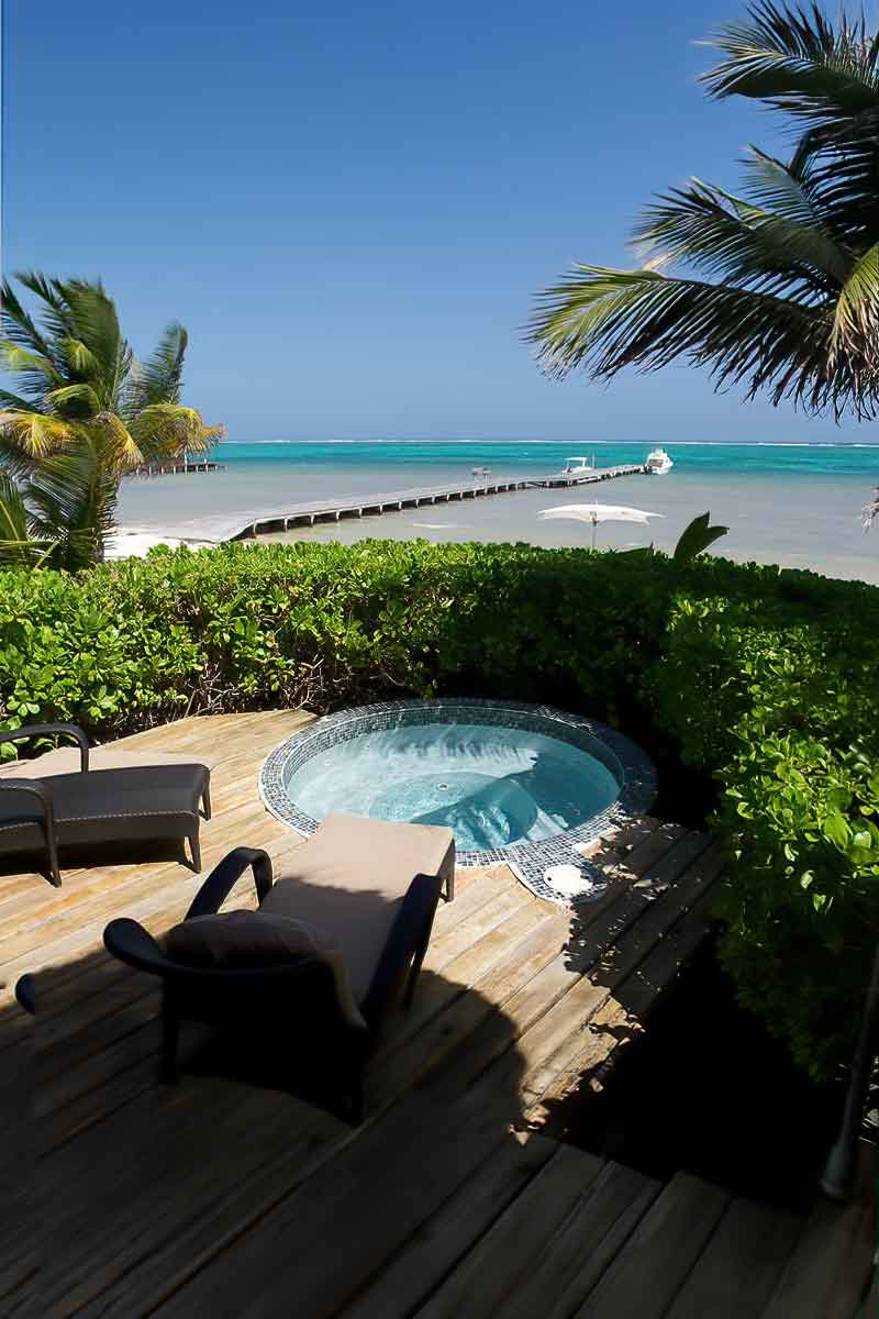 Seafront-Villa Seafront villa in Belize with a private plunge pool, Caribbean Sea views, and beachfront comfort for Belize luxury and boutique travel.